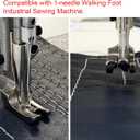 CKPSMS brand-6SET piping walking feet Compatible with/Replacement for CONSEWBrand 206RB 225 226R JUKI brand LU-562/563/1508 Single needle walking foot industrial machine(S32 1/8+3/16+1/4+5/16+3/8+1/2)
