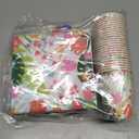 Tropical Luau Party Supplies Kit for 25 - Aloha Hawaiian Party Decorations with Disposable Paper Plates, Napkins, Cups, Tablecloth, and Banner | BBQs & Summer party