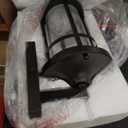 Dusk to Dawn Outdoor Wall Lighting Outdoor Wall Lantern with Sensor Exterior Wall Light Anti-Rust Porch Light Fixtures Wall Mount Waterproof Wall Sconce with Clear Seeded Glass for Garage Patio