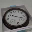 La Crosse Technology 404-3015 Clock Wall with Thermo, 15-1/2"