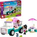 LEGO Friends Heartlake City Ice Cream Truck Toy - Building Toy Pretend Play Set for Kids, Girls and Boys, Ages 4+ - Preschool Building Blocks with 2 Minidolls and Rabbit Figure - 42644