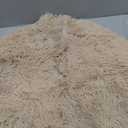 OLANLY Beige Round Rugs for Bedroom - Machine Washable, 2 ft Circle Area Rugs for Living Room, Soft and Fluffy Shaggy Carpet for Teen Girls and Boys, Nursery Rooms, Dorms, Home Decor Aesthetic