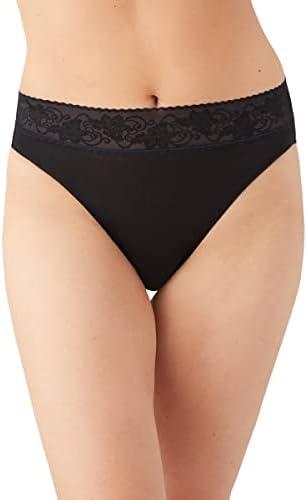 Wacoal Women's Comfort Touch Hi Cut Brief Panty, Size 6-M Wacoal Women's Comfort Touch Hi Cut Brief Panty, Size 6-M