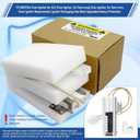 DG94-00520A Oven Igniter for Gas Stove,Oven Igniter for Sam-sung NX58H5600SS Nx58h9500WS,for G-E Whirl-pool Hot-point Sam-sung Gas Oven Igniter,Replace 2692271 AP5577941 WB13K21 Norton 501a 74007498