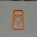 TORRAS Magnetic Shockproof for iPhone 17 Pro Case, Compatible with MagSafe, Military-Grade Drop Protection, Camera Control, DIY Button, Slim Translucent Phone Case for iPhone 17 Pro, Orange