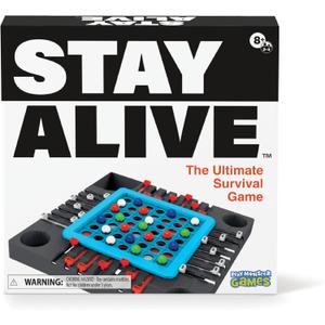 Stay Alive Board Game - Family Game Night, Strategic Game Play, Retro Board Games, The Ultimate Survival, Multi-Player, for Kids, Ages 8+