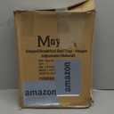 Breakfast Bed Tray for Eating - Raised Food Table Up to 9.5" on Lap Sofa - Adjustable Bamboo Serving Tray - Portable Snack Platter with Folding Legs Ideal for Bedroom Picnic (Medium, Natural)