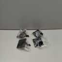 Joyyy Christmas Stocking Holders for Mantle Set of 4 Heavy-Duty Cast Iron Xmas Stocking Hangers Hooks for Mantel with Protective Pad for Fireplace Home Shelf (Vintage Copper)