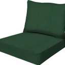 Honeycomb Outdoor Essentials Deep Seat, 24 x 24, Hampton Texture Hunter Chair Cushion for Patio Furniture