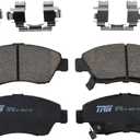 TRW Pro TRC0621 Disc Brake Pad Set For Honda Fit 2007-2008, Front, And Other Applications