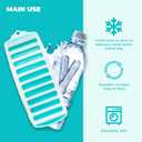 2 x Jacent Resusable Silicone and Plastic Water Bottle Ice Cube Stick Tray, Easy Push & Pop Ice Cubes for Water Sports Bottle: 1 (ONE) Pack Water Bottle Ice Cube Stick Tray