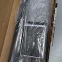 Ivilon Drapery Window Curtain Rod - End Cap Style Design 1 Inch Pole. 28 to 48 Inch Color Black