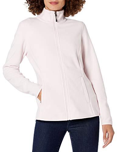Essentials Women's Classic-Fit Long-Sleeve Full-Zip Polar Soft Fleece Jacket,  Medium, Light Pink  