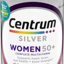 Centrum Silver Women's Multivitamin for Women 50 Plus, Multivitamin/Multimineral Supplement with Vitamin D3, B Vitamins, Non-GMO Ingredients, Supports Memory and Cognition in Older Adults - 200 Ct, BB Date: 03/2027