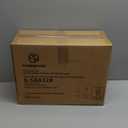 Famiware Saturn Dinnerware Sets, Plates and Bowls Sets for 4, 12 Pieces Stoneware Dish Set - Chip and Scratch Resistant, Microwave and Dishwasher Safe Tableware Set, Vanilla White with Rim