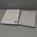 Harvopu Compatible for iPad Air 11-inch/Air 5th 4th Generation Case with Keyboard - Backlit Detachable, Folio Cover with Pencil Holder for iPad Air 11 Inch M4/M3/M2, Air 5/ Air 4 (Boho Off-White)