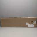 DEZ FURNISHINGS Cordless No Tools 1" Magnet Mini Blinds for Metal Doors, Room Darkening, 25" W x 42" H, White