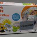 Bright Starts Baby Bouncer Soothing Vibrations Infant Seat - Removable -Toy Bar, Nonslip Feet, 0-6 Months Up to 20 lbs (Safari Fun)