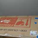 48" 24" Half Moon LED Mirror for Bathroom, Lighted LED Vanity Mirror with Backlit, Anti-Fog,Dimmable 3-Color Lights, Frameless Irregular Smart Mirror