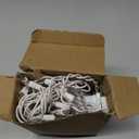 HISHINY Christmas Lights 100 Count Mini Clear Lights 32ft White Wire Christmas Tree String Lights Set for Outdoor Indoor Christmas Decorations Wedding Valentines Day Decor,UL Certified (32feet)