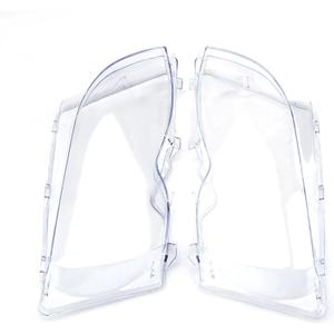 Car Headlight Lenses, 2pcs Car Left & Right Headlight Clear Lens Cover for 3 Series E46 01-05 Facelift 63126924043 63126924044