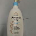 Aveeno Baby Daily Moisture Body Lotion for Sensitive Skin, Hypoallergenic Moisturizing Baby Lotion with Nourishing Oat to Deeply Moisturize Baby's Skin, Fragrance-Free, 18 fl. oz