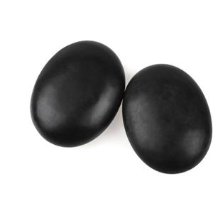 2 Pcs Large Hot Massage Stones Set Natural Basalt Warm Rocks Kit for Home Spa Massager