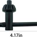 TAODAN 1 Set 5 Sizes Replacement Drill Chuck Key Wrench Premium Steel Drill Clamping Tool Chuck Diameter 1/4 Inch 3/8 Inch 1/2 Inch 5/8 Inch 3/4 Inch