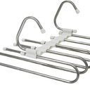 Space Saving Metal Closet Organizer, Clothes Pants Hangers ,Anti-Slip Design, Closet Organizers and Storage – Non-Slip Multifunctional Metal Hanger for Pants, Jeans, Skirts & Trousers