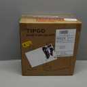 TIPGO Slim Bathroom Trash Can with Lid Soft Close, 6 Liter / 1.6 Gallon Stainless Steel Garbage Can with Removable Inner Bucket, Step Pedal, Small Trash Cans for Bedroom, Office, Kitchen (Grey)