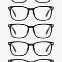 CCVOO Reading Glasses for Women/Men, Eyeglasses, Blue Light Readers for Women/Men, Computer Eye Glasses, Cheaters +2.50