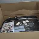 Car Seat Covers Full Set, Universal Fit Faux Leather Cushion Protector, Waterproof Non-Slip Automotive Interior Accessories for Sedans, SUVs, Trucks(Black Full Set)