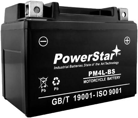 PowerStar SLA Motorcycle PowerSport Battery Replaces Continental CB4L-B