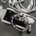 MAKHOON Upgrade Pool Pressure Side Sweeper: Professional Solution for Cleaning Your Swimming Pool (Four Wheels are Better Than Three) Need 1.5" Female Thread Pool Booster Pump Inlet, 4 Bar Pressure