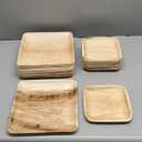 Bamboo Leaf Plates, 10x10 inches, 7 x 7 inches