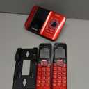 VTech CS6529-26 2-Handset Cordless Phone with Answering Machine, Caller ID/Call Waiting, DECT 6.0, Handset Speakerphone, Red