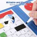 Magnetic Fraction Educational Puzzle, Magnetic Fraction Tiles and Circles, Elementary Fraction Manipulatives, Montessori Math Teaching Aid for Kids