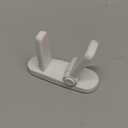 Door Lever Locks (4 Pack) - Prevents Toddlers from Opening Doors - Durable ABS with 3M Adhesive - Easy One-Hand Operation for Adults, No Tools Needed (White)