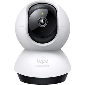 TP-Link Tapo 2K QHD Pan/Tilt Security Camera for Pet Camera, Baby Monitor, Motion Detection, Motion Tracking, 2-Way Audio, Night Vision, Cloud &SD Card Storage, Works w/Alexa & Google Home(Tapo C220)