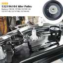 532196104 Idler Pulley Replaces 532197380, Craftsman 196104, 197380 for Husqvarna Z254F Z254 Z248F Z246 YTH24V48 YTH24K48 YTH2348 RZ5424 RZ46I RZ4623 MZ54 LGTH2454 LGT2654 LGT2554 Lawn Tractor