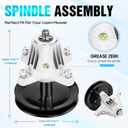918-06991 618-06991 Spindle Assembly Fits for MTD Craftsman Troy Bilt 42 inch Deck LT4200 CLT42G T1200 Super Bronco Pony TB2246 3 Pack