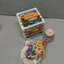 Baby Toys 6-12 Months,5 in 1 Montessori Toys for Babies 6-12 Months,Pull String Infant Teething Toys,Stacking Rings,Color Shape Sensory,Suction Cup Spinner Toys for 6-9-12 to 18 M+ Birthday Gifts