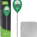 2 x apine Soil Moisture Meter,Plants Moisture Meter,Plant Water Meter for Indoor/Outdoor Plants,Hydrometer for PlantsGreen