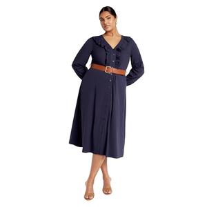 City Chic Women's Plus Size Dress - Zoe Belted, XS