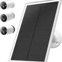 Solar Panel Charger Compatible with TP-Link Tapo MagCam C425, Tapo C420, and Tapo C400, 5V6W