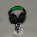 BINNUNE 2.4GHz Wireless Gaming Headset, Bluetooth 5.3 Gaming Headphones with Noise Canceling Mic, 120H Ultra-Long Battery, 50mm Drivers, Multi-Platform for PC / PS5 /PS4/ Switch/Mobile, Green