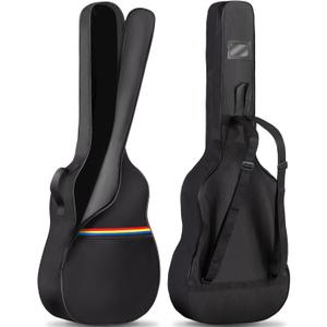CAHAYA Acoustic Guitar Cover Gig Bag for Acoustic Classical Guitars, 41 Inch, Black, Blue, Green, Pink, Red, Turquoise