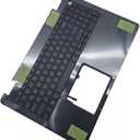 New Replacement for Dell Inspiron 15 3500 3501 3505 Laptop Upper Case Palmrest Backlit Keyboard Assembly Part 033HPP 33HPP AP2X2000101 0JHW9R JHW9R Black
