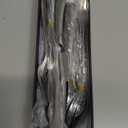 Runfly 20 Piece Hammered Silverware Set, 18/10 Stainless Steel Flatware Set, Modern Kitchen Utensil Set Service for 4, Tableware Set, Cutlery Set Including Fork Spoon and Knife