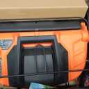 TIECTOWN 16-Inch 15.5 Amp 2-in-1 Electric Dethatcher and Scarifier with 14.5-Gallon Collection Bag, Lawn Dethatcher with 5-Position Depth Adjustment, Blade Replacement Without Tool - Orange